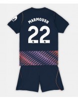 Tottenham Hotspur Omar Marmoush #22 Venkovní dres pro děti 2026-27 Krátký Rukáv (+ trenýrky)